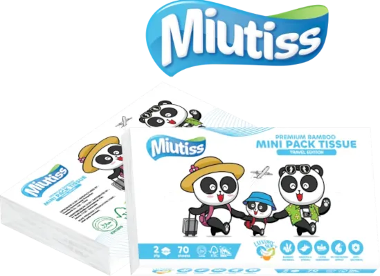 Miutiss Premium Bamboo Tissue Travel Edition 70’s